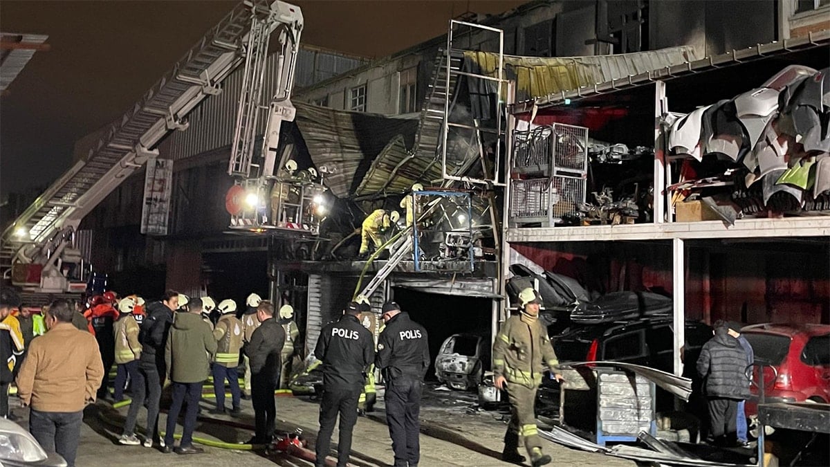 İstanbul'daki yangında can pazarı: 1 ölü, 1 yaralı