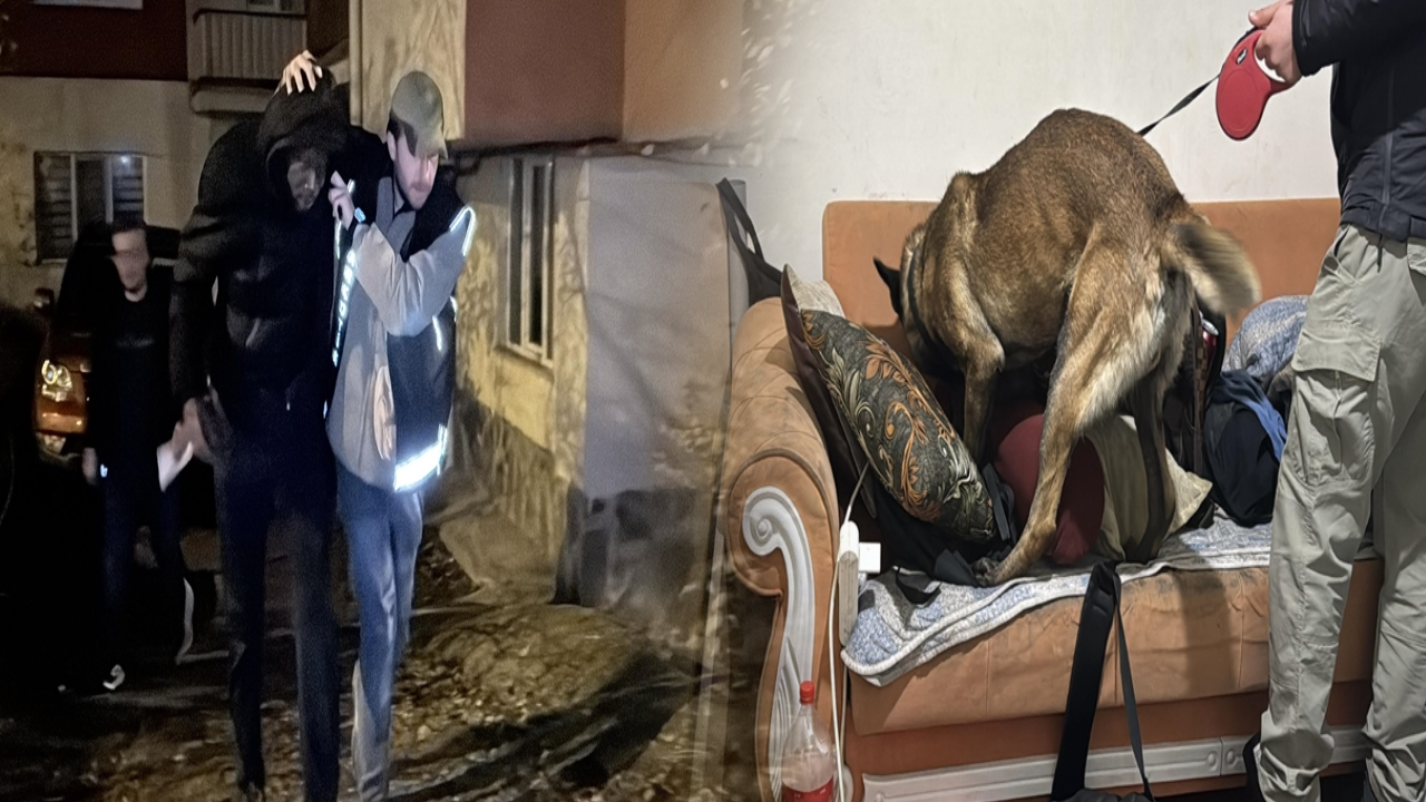 Evinde uyuşturucu satarken yakalanan yabancı tutuklandı