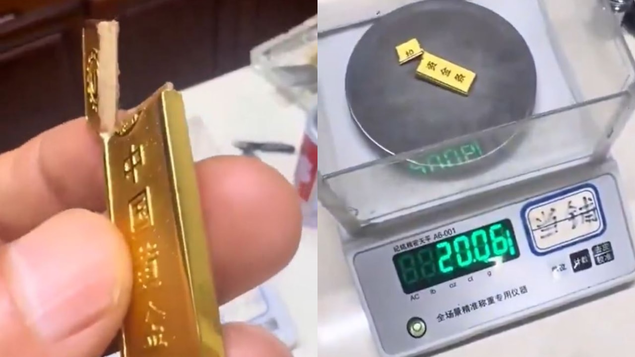 Çin malı külçe altın satın aldılar! Sahte oldukları ortaya çıktı