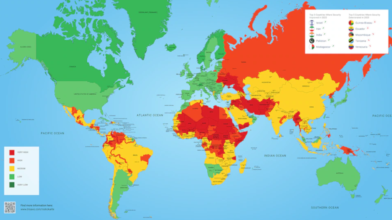 Dünya risk haritası güncellendi: Türkiye’de yaşamak bile riskli hale geliyor