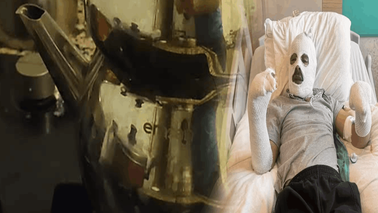 Çay demlerken kabusu yaşadı: Patlama oldu, ev üzerine yıkıldı!