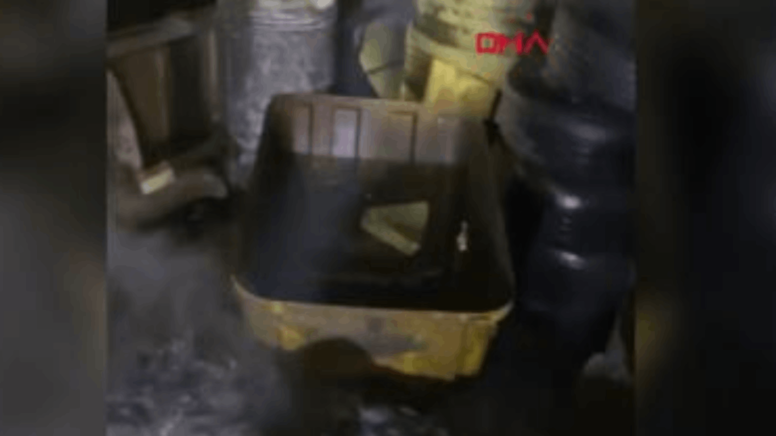 Burdur'daki oto yıkamacıda yangın