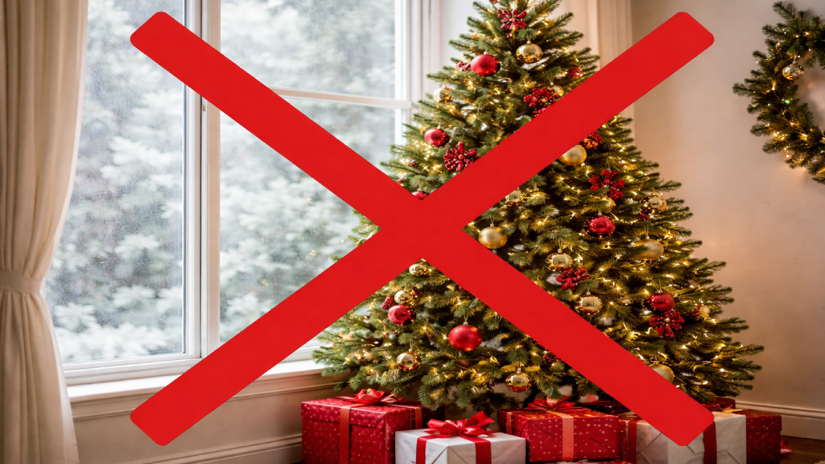 Yılbaşı ağacınızı pencere kenarından uzak tutun: İşte nedeni