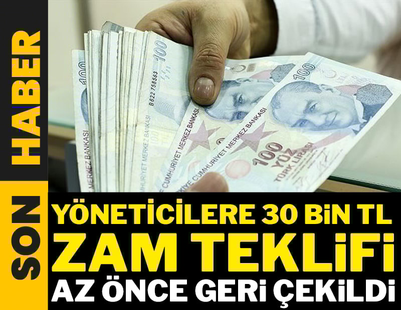 AKP’nin yöneticilere 30 bin TL zam teklifi geri çekildi