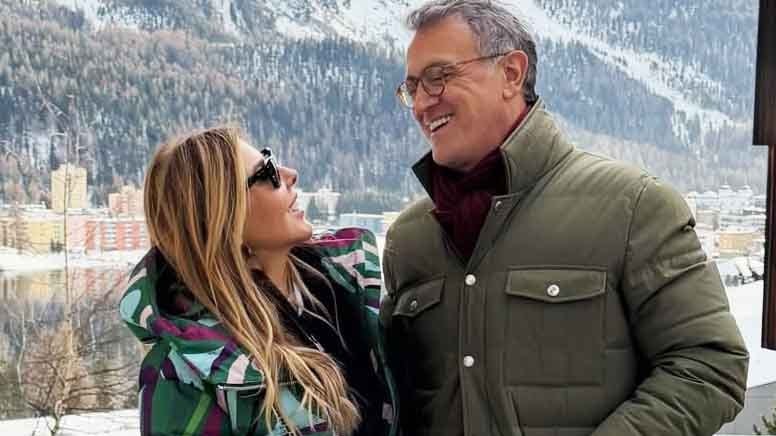 Acun Ilıcalı'nın eski eşi, sevgilisiyle dağda aşk perçinledi