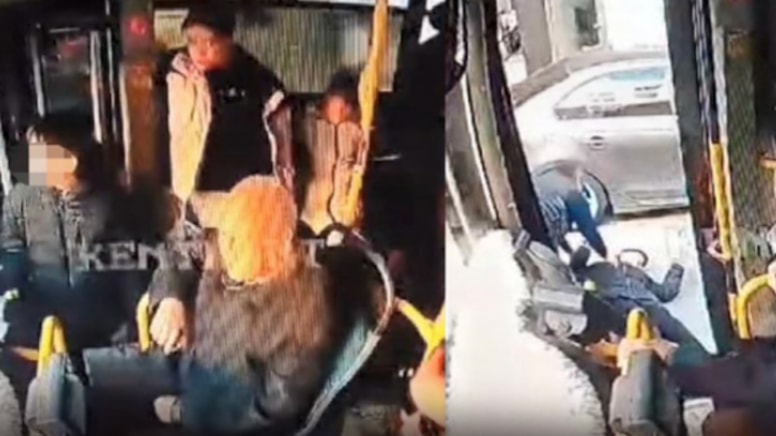 Zonguldak'taki otobüste felaket anları: Bayıldı, düştü, kafatası kırıldı