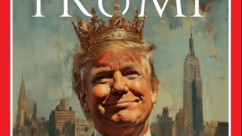 Beyaz Saray'ın resmi sayfası paylaştı: 'Kral Trump!'