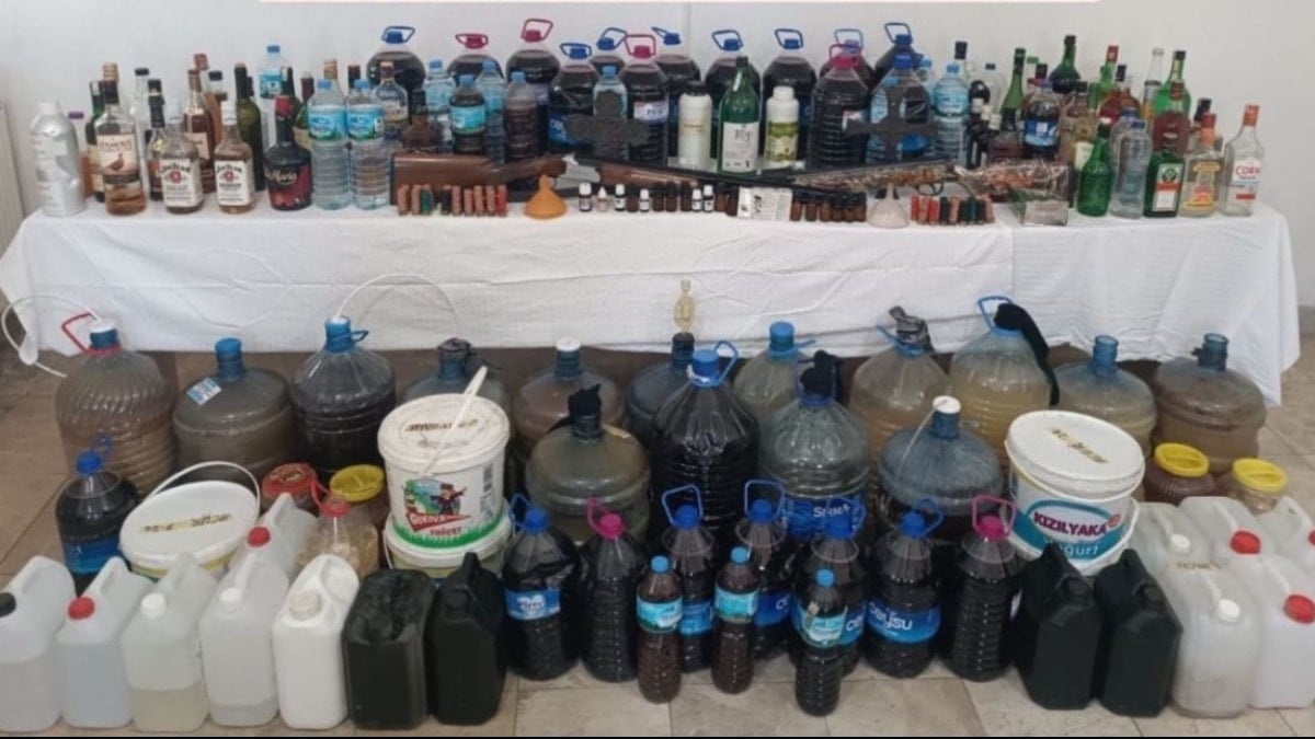 Muğla'da sahte içki operasyonu: 1 gözaltı