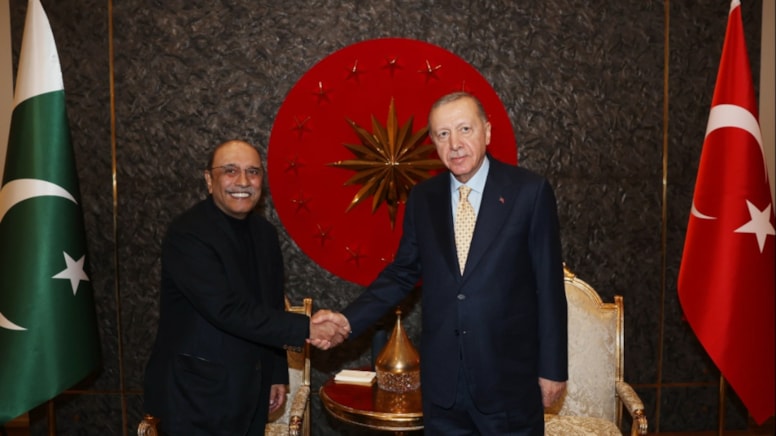 Cumhurbaşkanı Erdoğan, Pakistan Cumhurbaşkanı Zardari ile görüştü