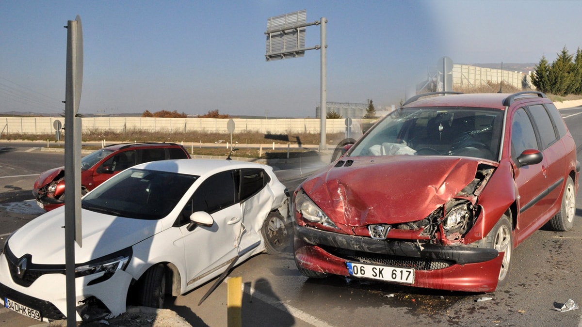 Edirne'de otomobiller çarpıştı: 3 yaralı
