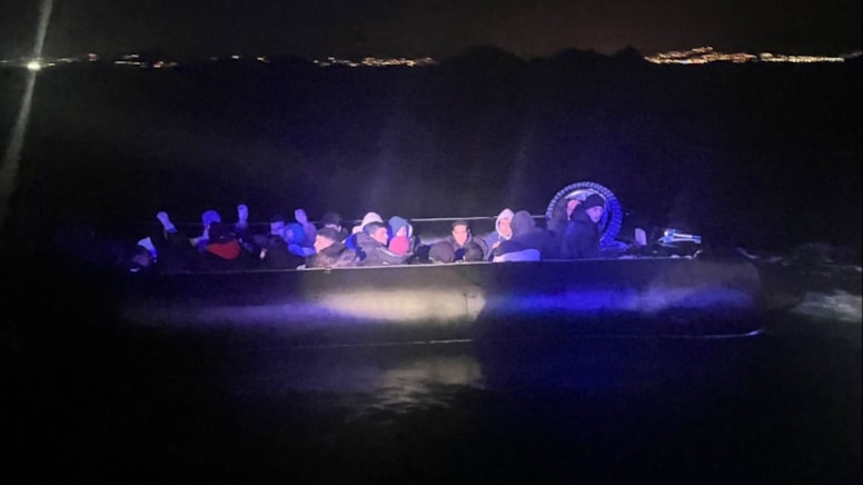 Bodrum açıklarında düzensiz göçmen operasyonu