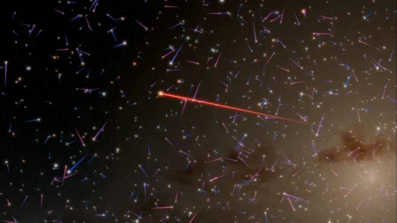 Saatte 1.9 milyon kilometre hızla giden gizemli yıldız