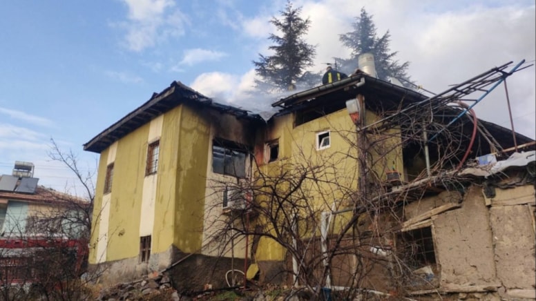 Kırıkkale'de feci ölüm! Evde çıkan yangında hayatını kaybetti