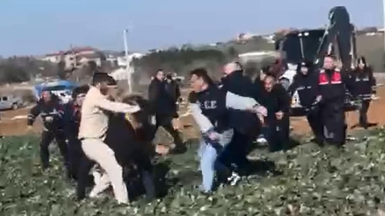 Tekirdağ'da yıkım gerginliği: 5 gözaltı