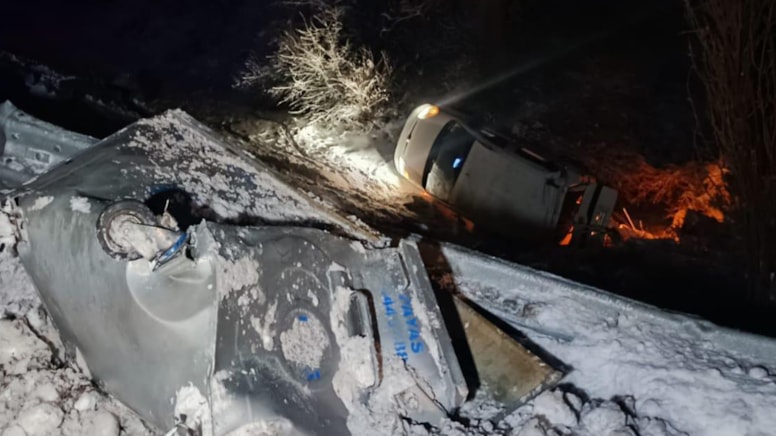 Elazığ'da feci kaza: 1 ölü, 1 yaralı