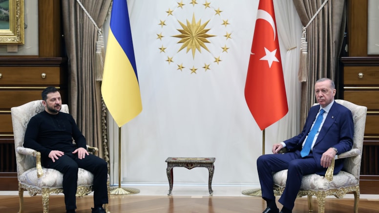Cumhurbaşkanı Erdoğan, Zelenskiy'le görüştü