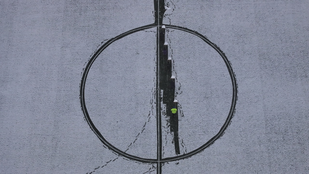 Stadyum beyaza büründü!