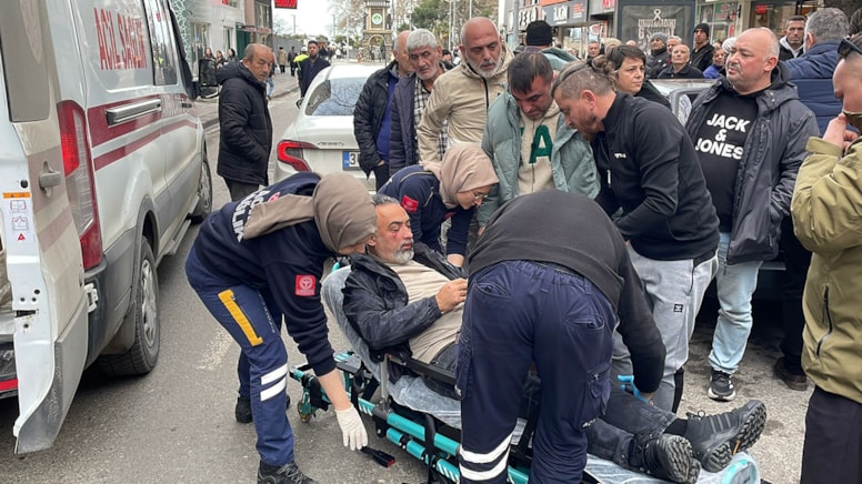 Zonguldak'ta 'yol verme' kavgası: 1 yaralı