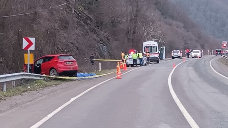 Karabük'te otomobil şarampole devrildi: 1 ölü