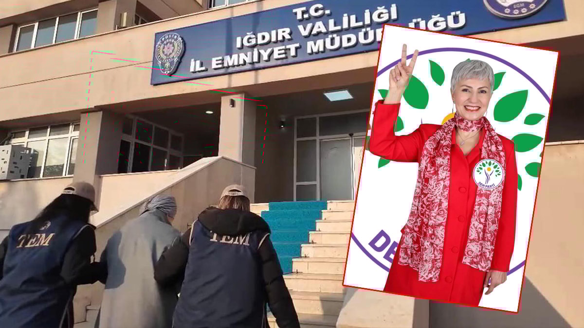 DEM Parti Iğdır İl Başkanı Alya Akkuş gözaltına alındı