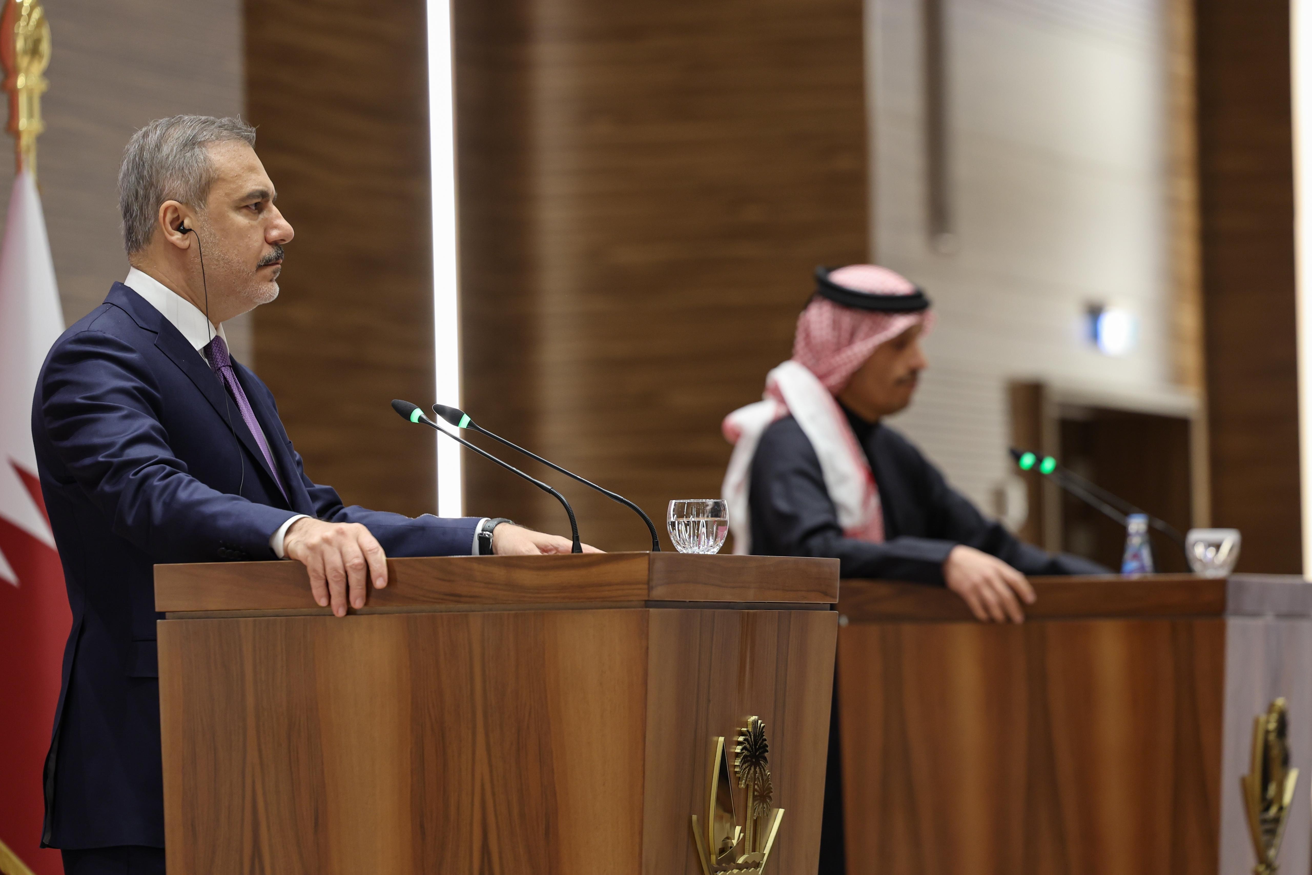 Fidan, Filistin planını 'kabul edilemez' olarak nitelendirdi