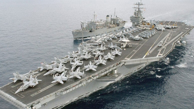 ABD Donanması 'Beşiktaş'ın çarptığı uçak gemisinin son halini paylaştı