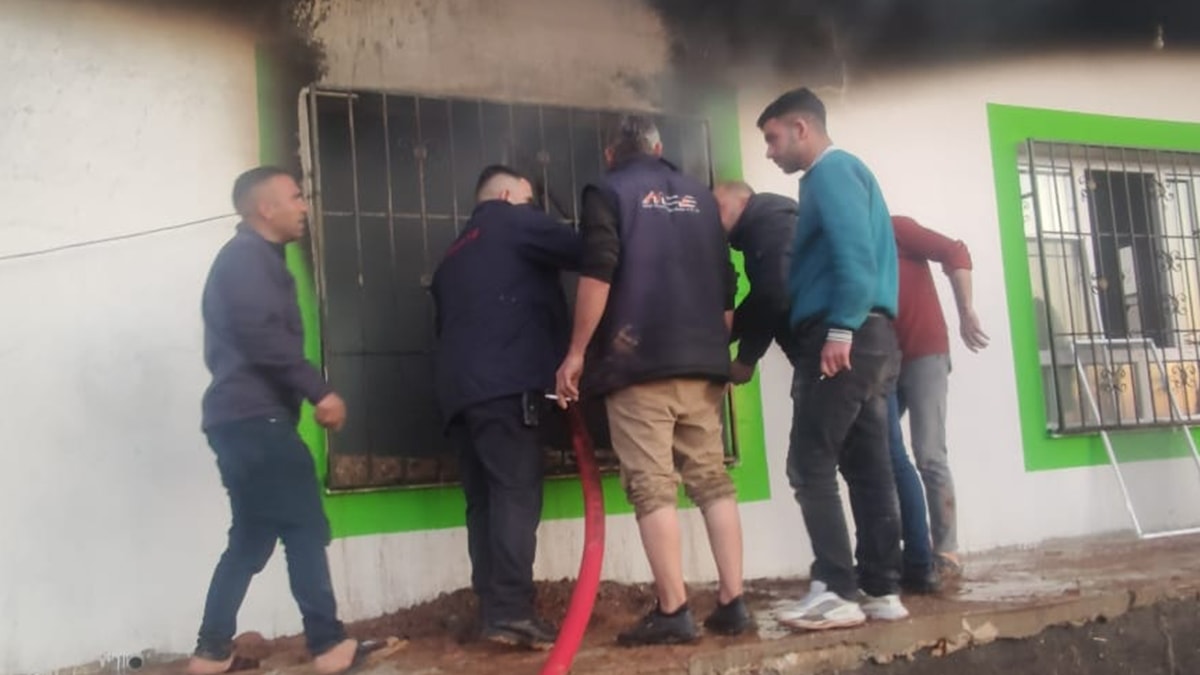 Mardin'de müstakil ev küle döndü