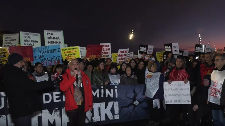 İstanbul’da '6 Şubat' eylemi: Sorumlular hesap versin