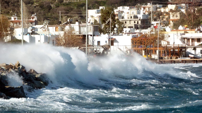 Bodrum’da fırtına kabusu