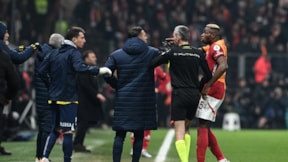 Derbide Osimhen-Mert Hakan gerginliği