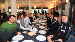 Beşiktaş'ta futbolculara moral ziyareti