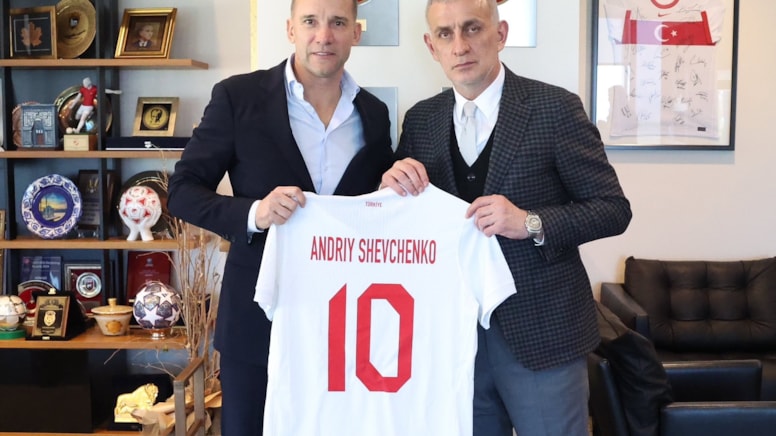 Shevchenko’dan Hacıosmanoğlu’na ziyaret