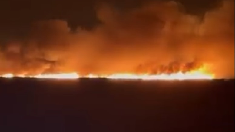 Göksu Deltası'nda korkutan yangın!