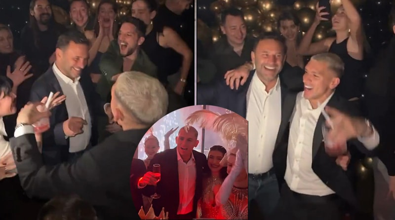 Galatasaraylı Torreira'ya çılgın doğum günü partisi