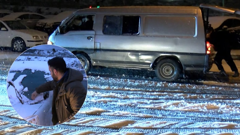 İstanbul'da en çok kar o ilçeye yağdı: Araçlar yolda kaldı