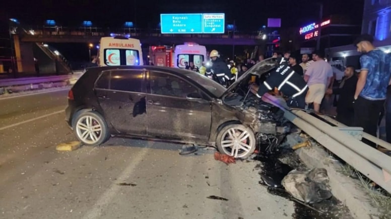 Düzce'de trafik dehşeti: 5 yaralı