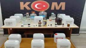 Burdur'da sahte içki operasyonu