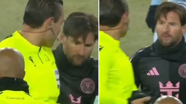 Messi'den imza isteyen hakem yaptığına pişman oldu