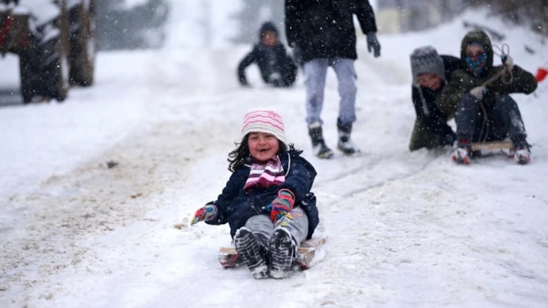 Samsun'da eğitime kar engeli