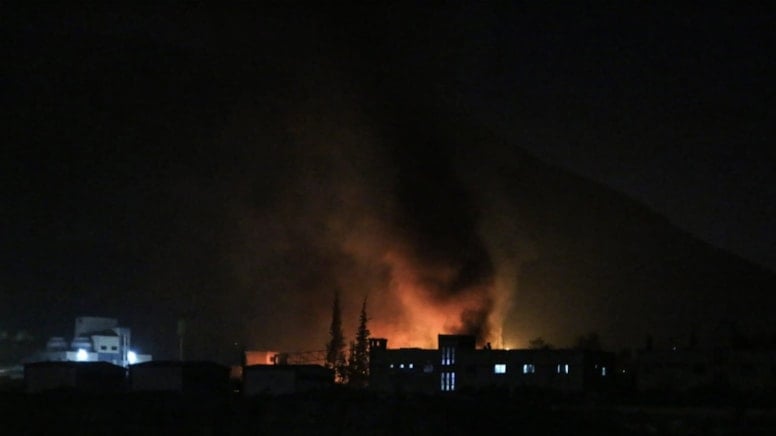 Suriye İsrail'in işgalini kınadı, İsrail bombalayarak karşılık verdi