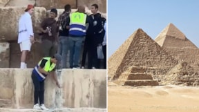 Mısır Piramitleri sahipsiz kaldı: Adeta yıkıyorlar