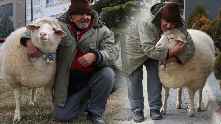 Kuzuyken aldı: 4 yıldır yanından ayrılmıyor