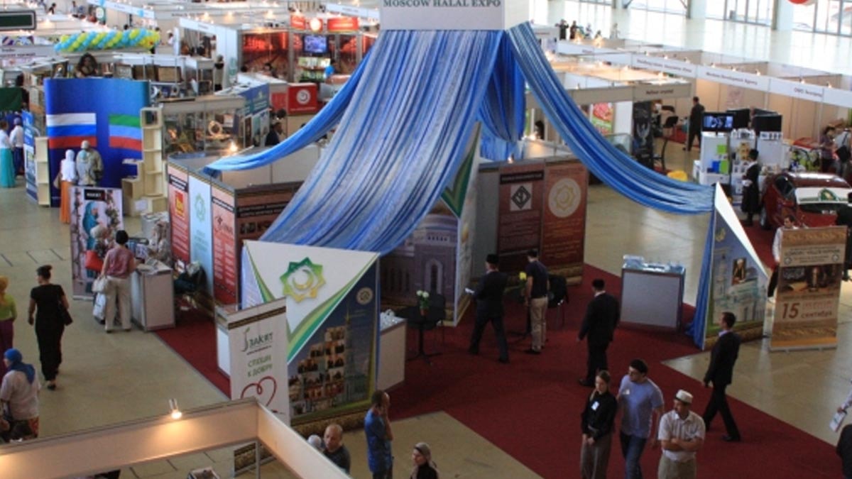 Rusya'da helal ürün fuarı açıldı