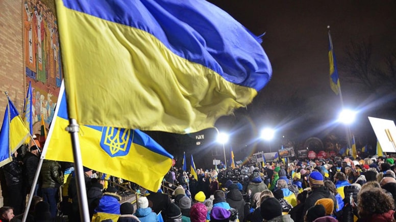 Bulgaristan'da Ukrayna'ya destek için miting yapıldı