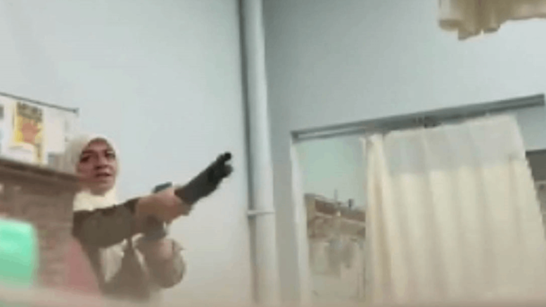 Tüfekle hastane basan kadına verilen ceza belli oldu