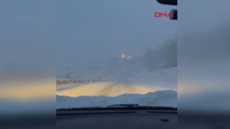 Zonguldak’ta 121 köy yolu kardan kapandı