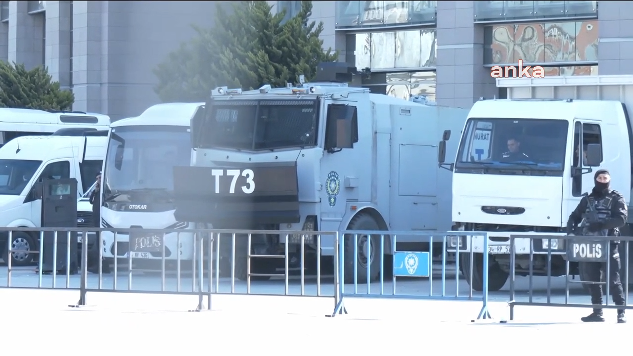 İmamoğlu'nun ifade vereceği Çağlayan'da yoğun güvenlik önlemi