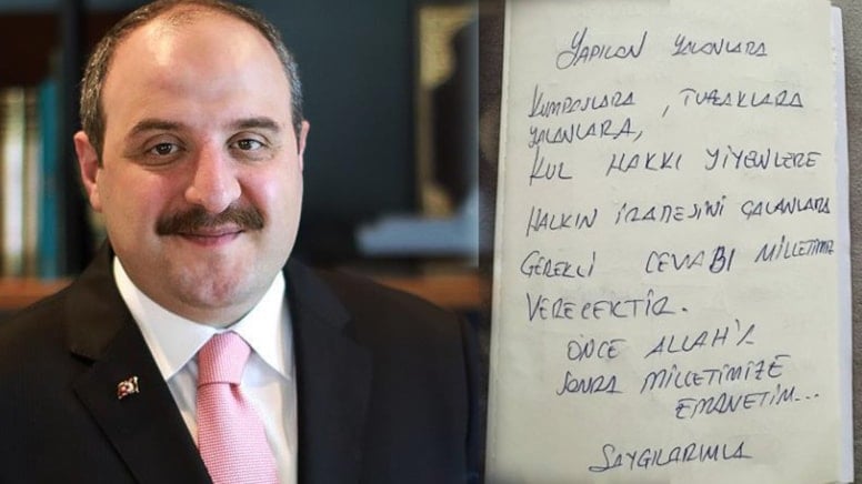 Mustafa Varank, İmamoğlu'nun gözaltında yazdığı notu eleştirmeye kalkınca beklemediği yanıtlar aldı