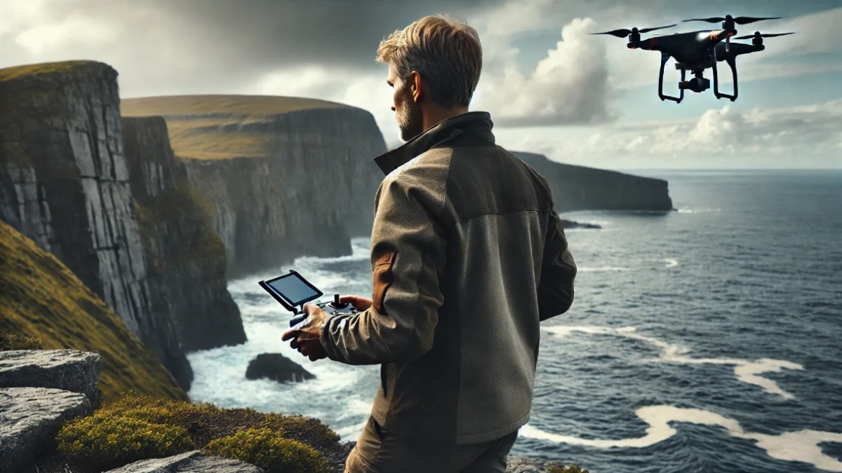 Drone kullanırken 75 metrelik uçurumdan düşen adam hayatını kaybetti