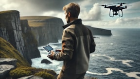 Drone kullanırken 75 metrelik uçurumdan düşen adam hayatını kaybetti